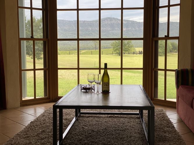 View of the Brokenback range from Berenbell's One Bedroom Cottage