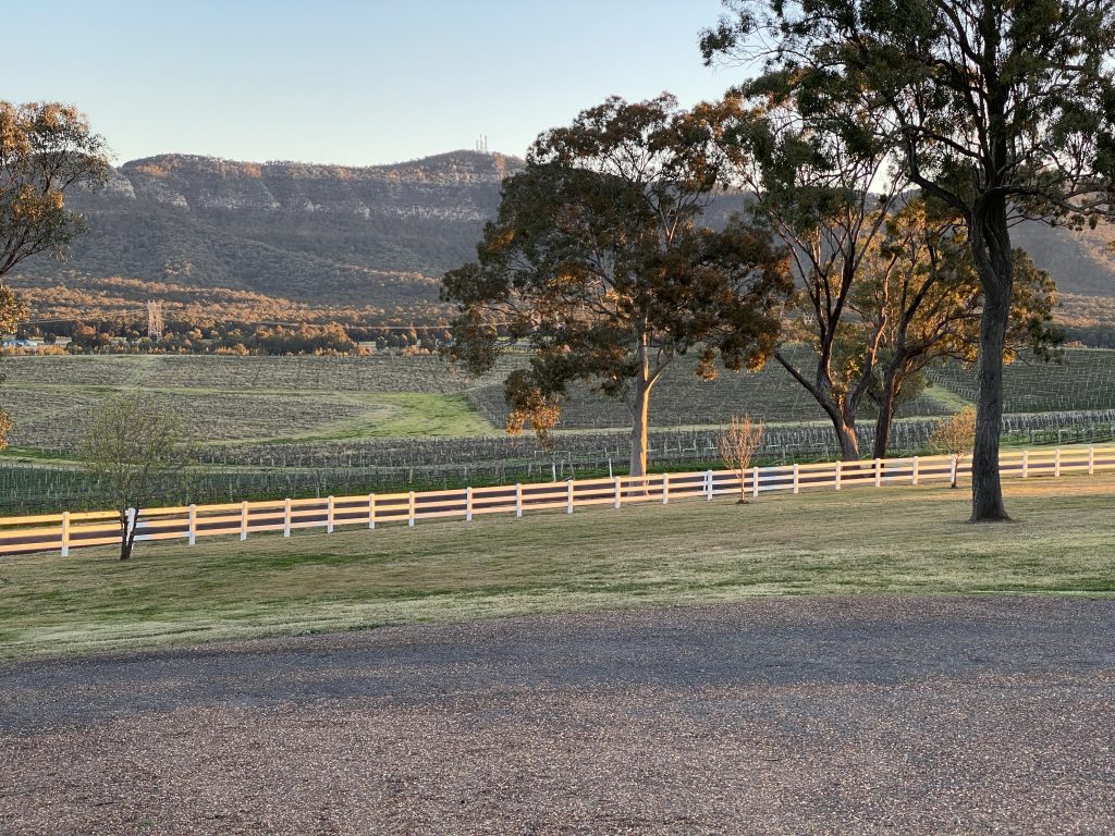Berenbell's new white fence