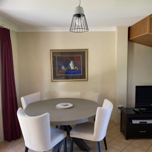 Berenbell dining table in the 2 bedroom Lodge