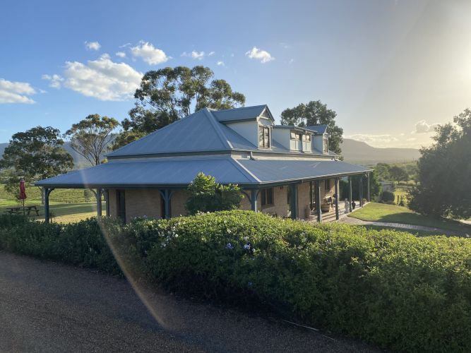Sun setting on the 2 bedroom Lodges at Berenbell