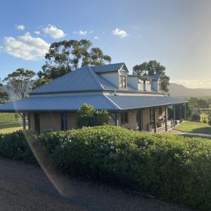 Sun setting on the 2 bedroom Lodges at Berenbell
